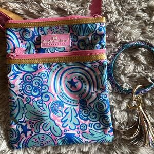Simply Southern Crossbody & Bangle Key Ring Set